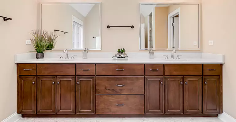 Bathroom Cabinet Renovation in Palmyra